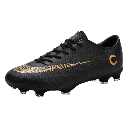 Men's Microfiber Professional Football Shoes for Athletes